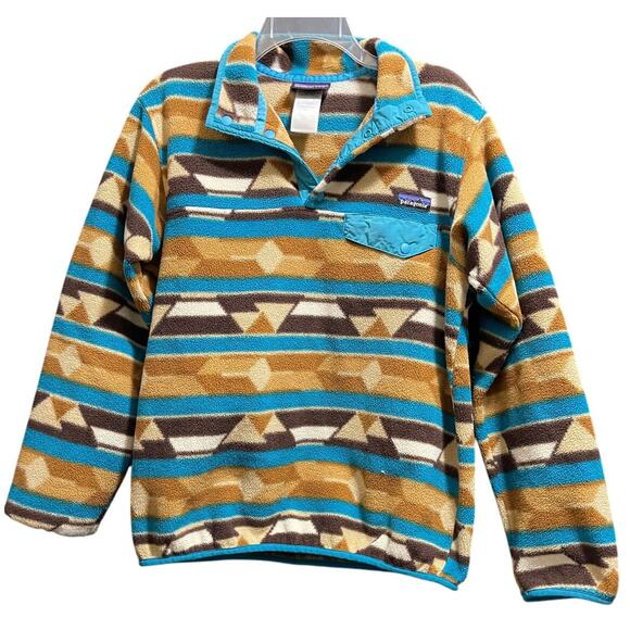 Patagonia Synchilla Aztec Tribal Rare Fleece Pullover - Medium - Picture 1 of 10